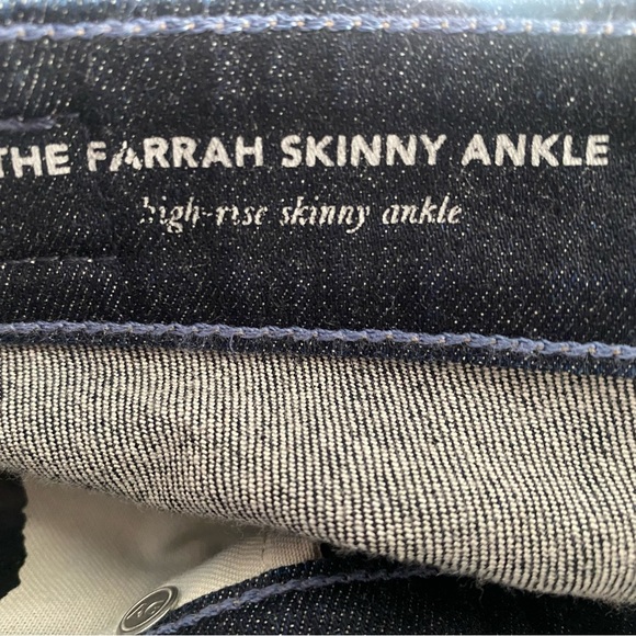 NWOT Women’s AG Farrah High Rise Skinny Ankle Jeans- Size 25R - Picture 7 of 8